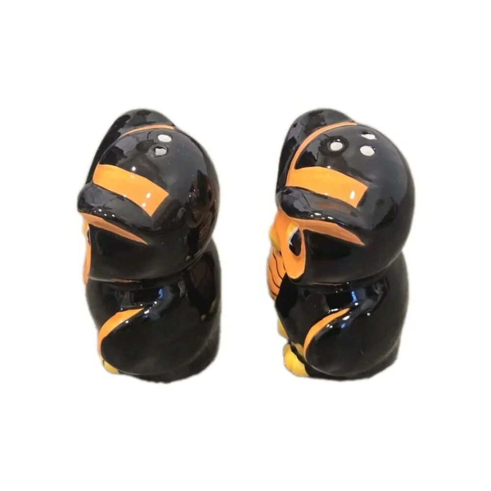 New Spooky Owl Halloween Salt & Pepper Shakers Salt N Pepper Dinning Decor Set